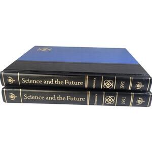 Encyclopaedia Britannica Science and the Future Books 1991-1992 Set of 2